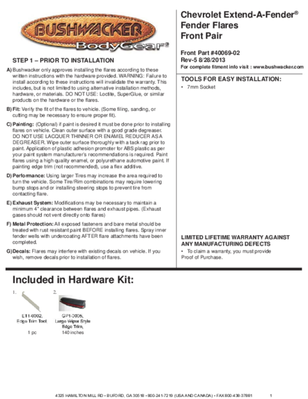 Installation Manual